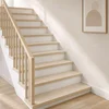 Vidaxl Stopnice 20 kos 70 x 25 x 2 cm Bela Masivno hrastovo les