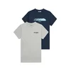 ELLESSE Majica marine/kamen/črna
