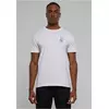 Mens T-Shirt Peace Sign EMB - White