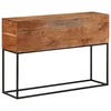 Konzolni stol 110 x 30 x 75 cm masivno drvo bagrema i željezo