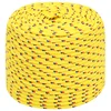 vidaXL Večnamenska uporabna vrv 8 mm 250 m Rumena PP