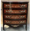 Casa Padrino baroque chest of drawers dark brown/brown inlaid/gold - Baroque style chest of drawers with 4 drawers - Baroque furniture - Magnificent furniture baroque style