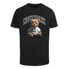 Mister Tee Majica New York College Bear rjava/krvavo rdeča/črna/bela