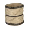 Eglo 426518 - Dekorativna korpa TOYAMA 25x25 cm bež/crna