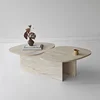 HANAH HOME Sto za dnevnu sobu Stones Travertine