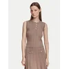 Guess Bluza W6YR24 Z0970 Temno bež Slim Fit