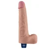 Real Softee – Vibrating Dildo 25 cm - Svetla koža