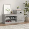 Ormarić za cipele boja betona 100x42x60 cm konstruirano drvo
