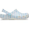 CROCS Dečije papuče Classic Gingham 210988-16S, Belo-plave