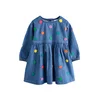 Next Obleka moder denim/rumena/zelena/rdeča
