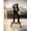 Sinsay - Puffer jakna s kapuljačom - crno