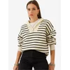 Bianco Lucci Pulover Pullover bež/črna