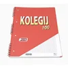 Blok kolegij a4 mp mali karo 100l s pregradami luknje+pef.