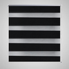 Zebra zavjesa 120,9 x 230 cm Širina tkanine 116,7 cm crna
