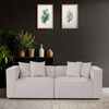Atelier del Sofa Dvosed 220x69x90cm Bež