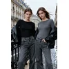 Trendyol Milla ženska bluza model TWOAW25BZ00061, Crna-Antracit-Multikolor