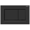 GEBERIT SIGMA30 dvojna splakovalna plošča Enostavno čiščenje, črna mat - Črna - 246x164x12 mm - Geberit - 24 - Plastika - 14