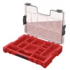 shumee Qbrick PRO Organizer 200 rdeča UltraHD srednja škatla za orodje s pokrovom