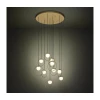 Eglo 390345 - PORTOCOLOM LED prigušiva luster na kablu, 10xLED/3W/230V, prečnik 58 cm