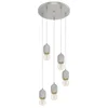 Eglo 95524 - Luster SILVARES 5xE27/60W/230V