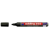 Edding 250 marker za bele table črn z valjčno konico 1,5-3 mm