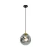 Luster na sajli OSCAR 1xE27/40W/230V dimljena crna