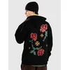 Monet Skateboards Cross Stitch Collage moški pulover s kapuco black