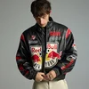 Jakna iz umetnega usnja New York Red Bulls