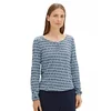 Tom Tailor Ženska bluza 1039068, Plavo-bela