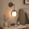 Opviq zidna lampa GEDIK-20445-E, 1 × E27, braon