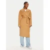 Calvin Klein Volneni plašč K20K207089 Bež Oversize