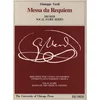 VERDI:MESSA DA REQUIEM VOCAL SCORE