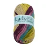 Preja LADY de Luxe BATIK - 100 g / 238 m - bež, roza, vijolična, zelena