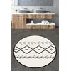 Lessentiel Maison Kupatilski otirač Sagitta, 120cm, Belo-crni