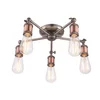Endon 76336 - HAL spot svetiljka 5xE27/40W/230V mat hrom/bakrena