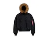ALPHA INDUSTRIES Zimska jakna N-2B Heritage črna