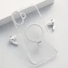 Maska za iPhone 16 Plus Berlia Clear Bracket Magnetic srebrna