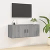 Zidni TV ormarić Boja sivog hrasta sonome 100 x 34,5 x 40 cm