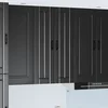 vidaXL Stenska kuhinjska omarica Črna 60 x 31 x 100 cm Konstruiran les