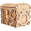EscapeWelt 3D lesena sestavljanka Secret Treasure Box zložena