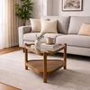 Hanah Home klub sto Nesta 95, 95 cm, orah