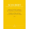 SCHUBERT:VARIATIONS FOR FLUTE AND piano D802