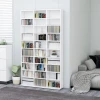 Ormarić za CD-ove bijeli 102x23x177,5 cm od konstruiranog drva