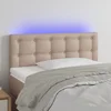 LED uzglavlje boja cappuccina 90 x 5 x 78/88 cm od umjetne kože