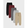 Sinsay - Jogger pantalone sa pamukom 5 pack - smeđesivo
