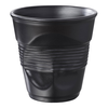 Lonček za espresso FROISSÉS, 80 ml, satenasto črna, porcelan, REVOL