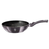 Berlingerhaus WOK ponev z marmorno površino, 28 cm, Carbon PRO Line