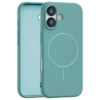 Velvet Touch MagSafe maska za iPhone 16 - Tirkizna