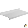 Zunanja okenska polica Standard 25 - aluminij bela RAL 9016 lakirano 110 mm
