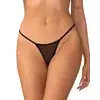 Obsessive Ezmee Thong Black L/XL